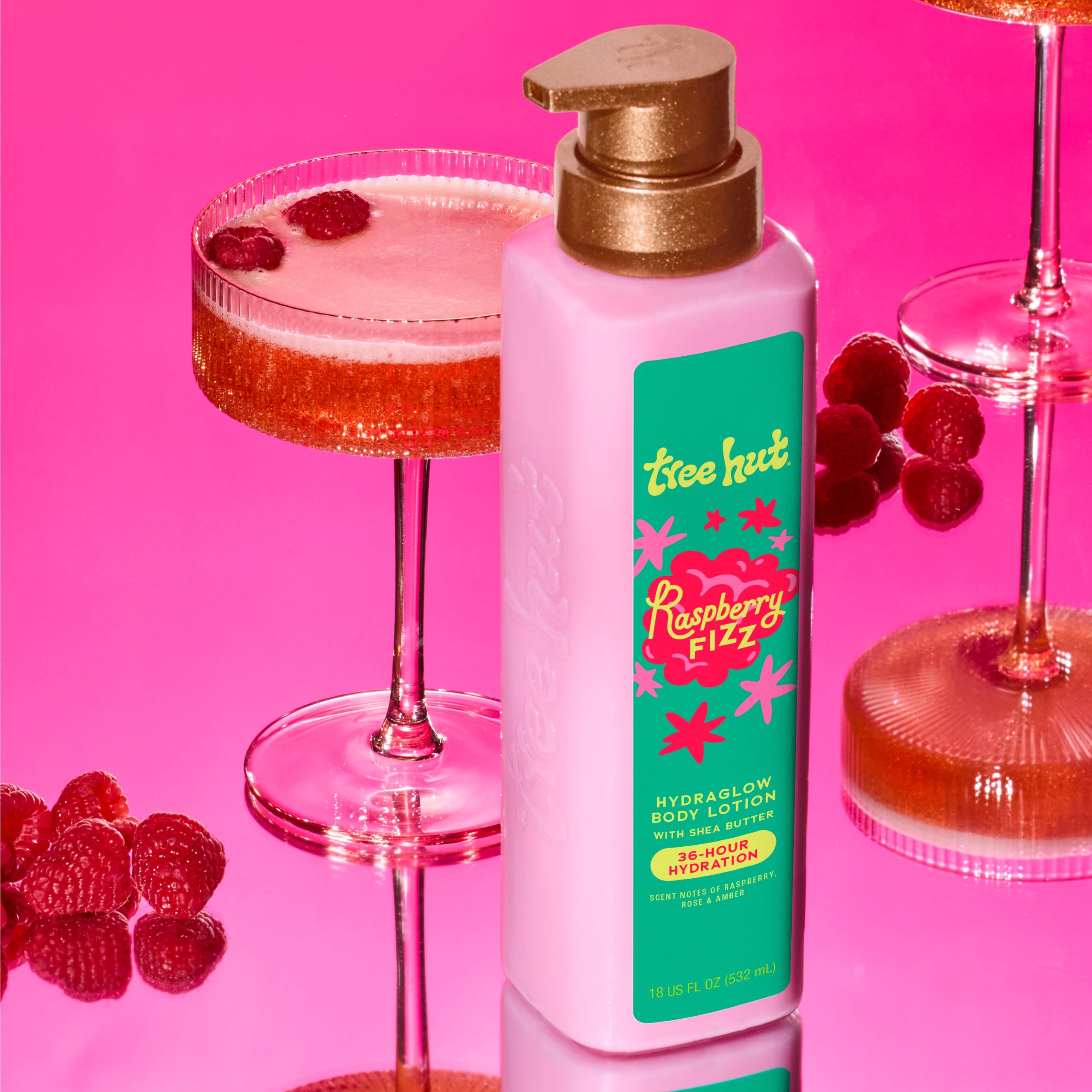 Raspberry Fizz Hydraglow Body Lotion - Image 4